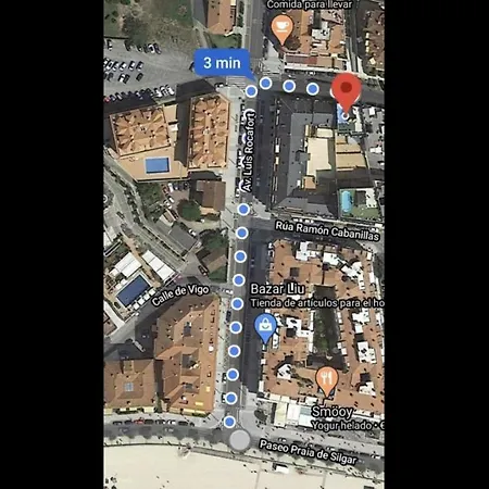 Enjoy Sanxenxo,200m Playa, Balcón Vistas Cíes, Piscina&terraza Azotea,2 Plazas Garaje, 2 Baños, Muy Luminoso, Muy Tranquilo,muy Equipado, Céntrico Apartamento Sanxenxo